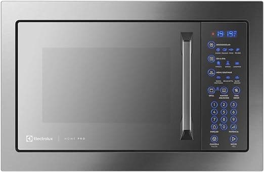 Micro-ondas Electrolux Mx43t De Embutir 34l Eletrico Funcao Grill E Tira Odor - Inox